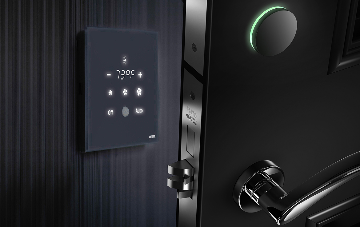 SALTO Systems and INTEREL deliver BLE Wireless lock integration for guest room connectivity